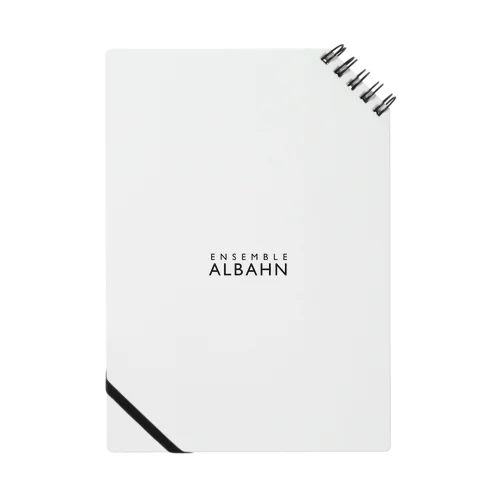 Ensemble Albahn - black logo Notebook