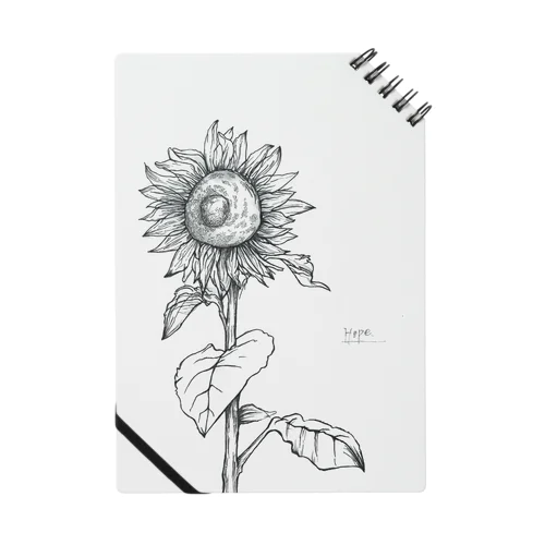 THE sunflowers. Notebook