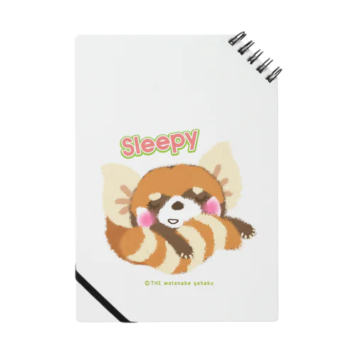 大耳のレッサーパンダ "Sleepy" ノート