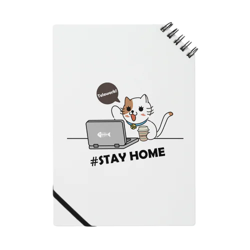 stayhomeにゃんこ ノート