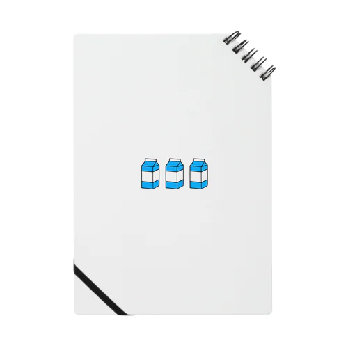 牛乳パック3本セット Notebook