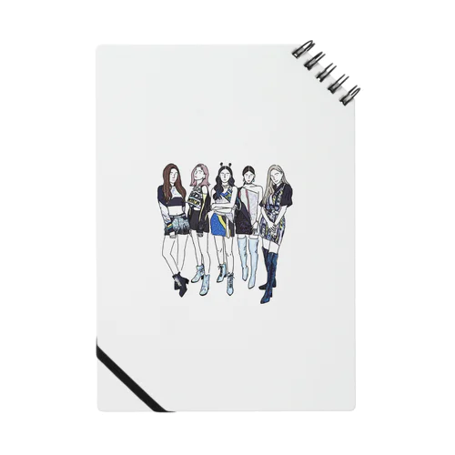 韓国 KPOP JYP ITZY ICY風 Notebook