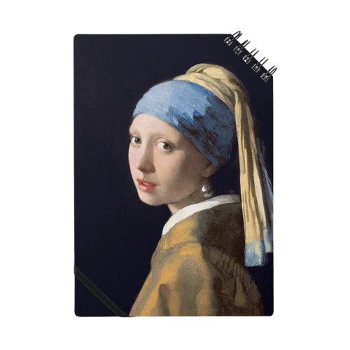 真珠の耳飾の少女(青いターバンの少女) Notebook