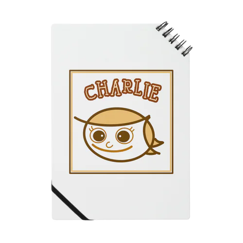 枠　背景なしCharlieブラウン ノート