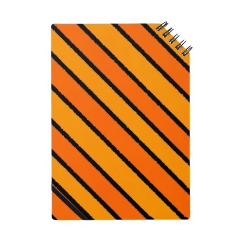 みかんっぽいカラーストライプ Notebook