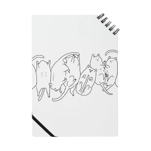 猫の列 Notebook