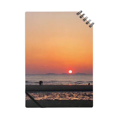 夕陽の海岸 Notebook