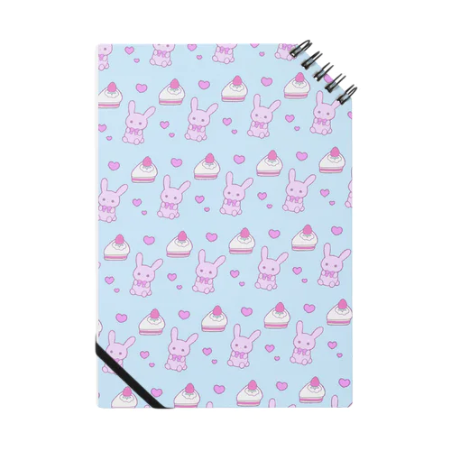 うさぎとイチゴのショートケーキ Notebook