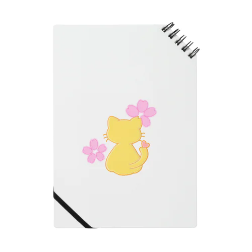 ぽっちゃりオレンジ桜ねこ Notebook