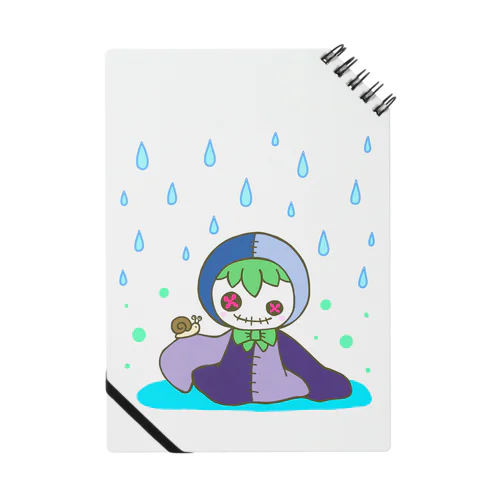 雨の日の小さな友達 Notebook