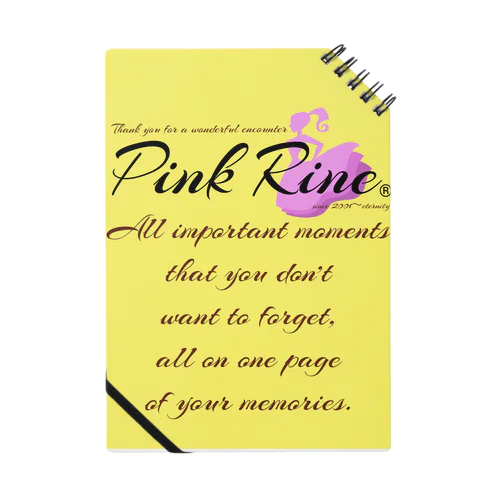 【Pink Rine】オリジナル ノート