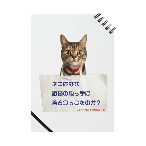 ネコはなぜ？（こたえ付き） Notebook