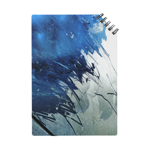 Wall Paint Blue Notebook