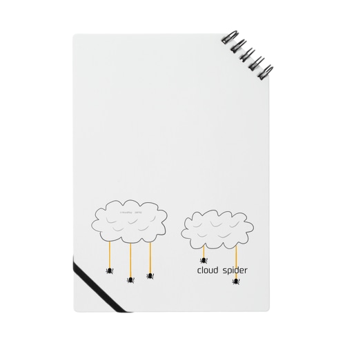 cloud spider 「雲から蜘蛛」 Notebook