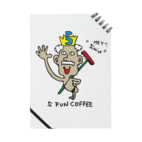 5 FUN COFFEE GOD ノート