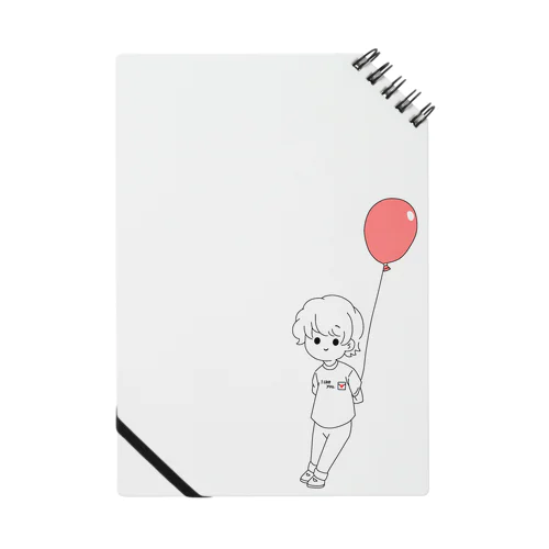 男の子と風船 Notebook