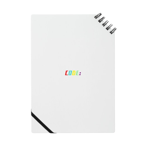 CODE：公式グッズ Notebook