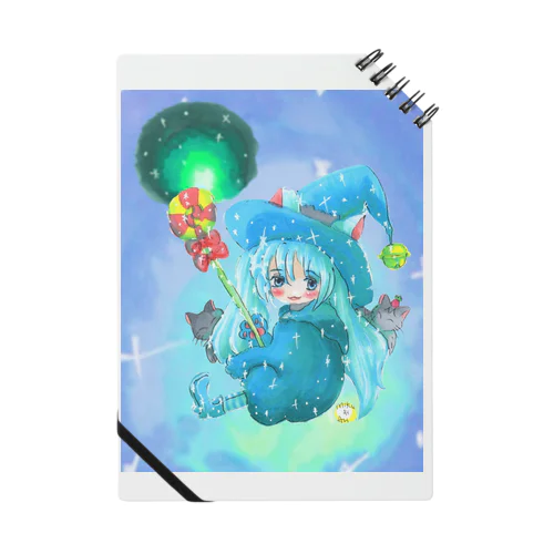 魔法少女ゆるmiku with 使い魔にゃんズ Notebook