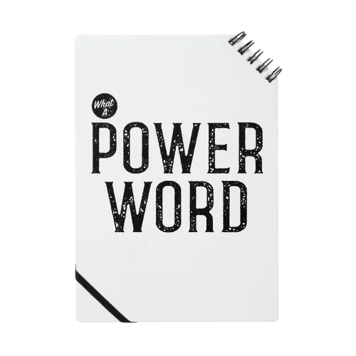 パワーワード POWER WORD　【ブラック】 Notebook