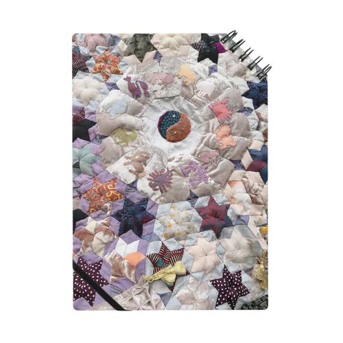 patchwork quilt Notebook