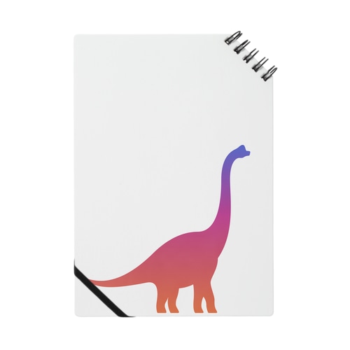 グラデーションダイナソー（プラキオザウルス） Notebook