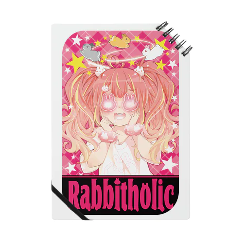 Rabbitholic(文字入り) ノート