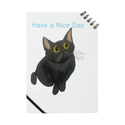 Have a Nice Day黒猫 Notebook