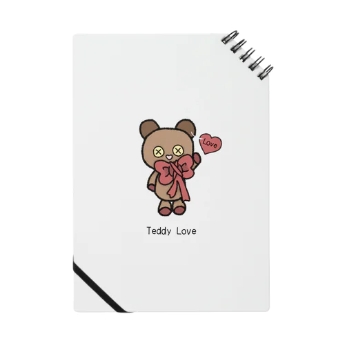 Teddy Love(ネーム入り) Notebook