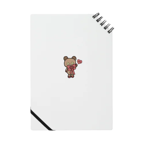 Teddy Love(ハートタグ) Notebook
