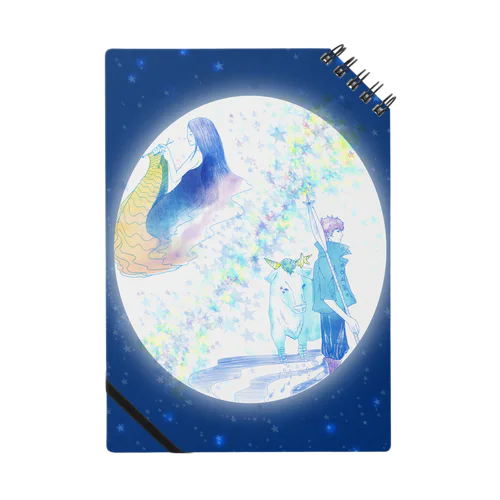 MilkyWay&lovers(navy) Notebook