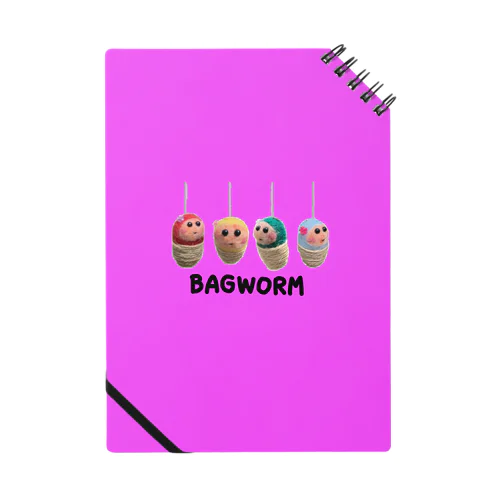 BAGWORM（ピンク） Notebook