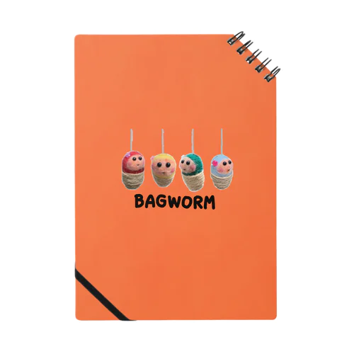 BAGWORM（オレンジ） Notebook