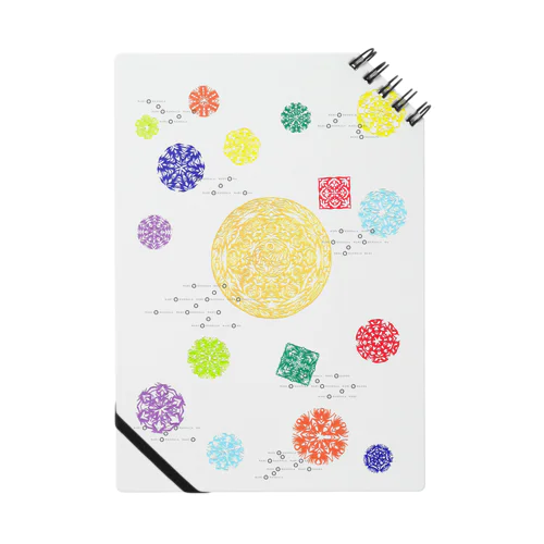 Maru ⭕ Mandala 花雲流 Notebook