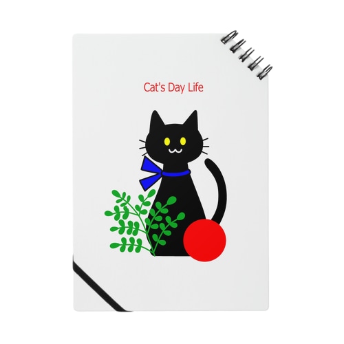 猫の日暮らしのラッキーくん Notebook