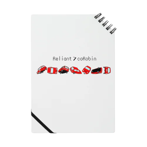 赤　Reliant 7coRobin 文字周り白 Notebook