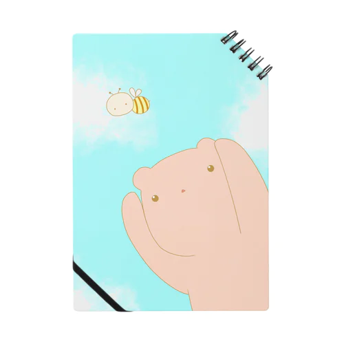 ハチとクマ（淡） Notebook