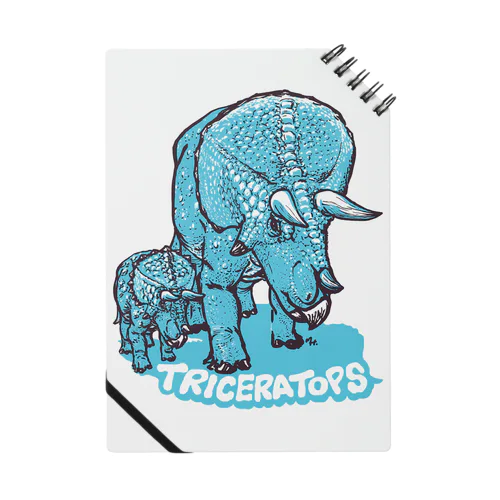 TRICERATOPS（成体と幼体） Notebook