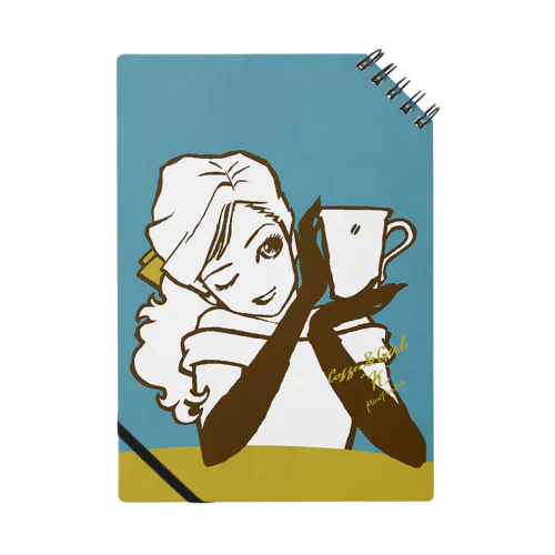 Coffee & Girl "No.K" Notebook