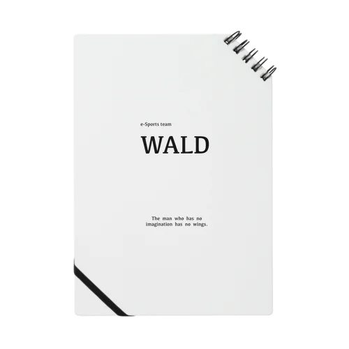 WALDシンプルロゴグッズ Notebook