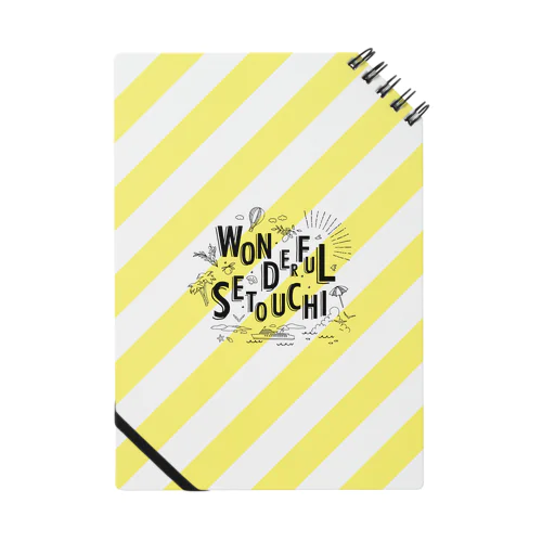 WONDERFUL SETOUCHI YELLOW Notebook