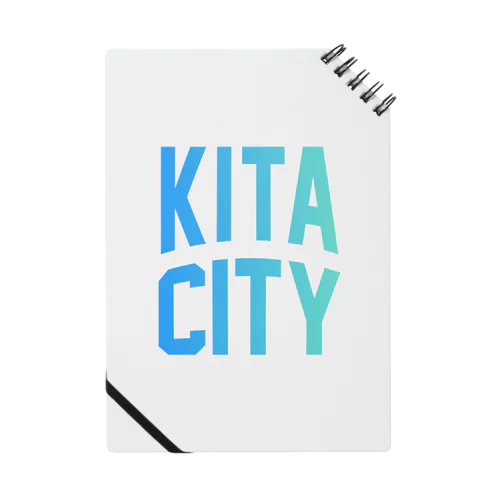 北区 KITA CITY ロゴブルー ノート