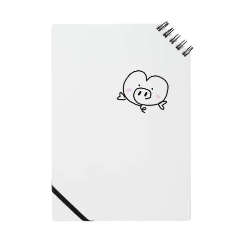 風船はーとん　ピンクのほっぺ Notebook