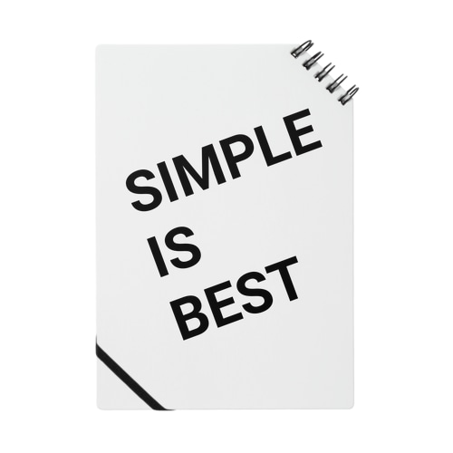 SIMPLE IS BEST Notebook