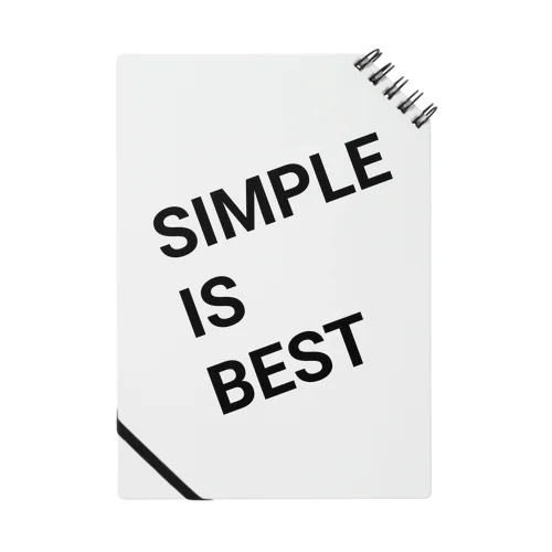 SIMPLE IS BEST ノート