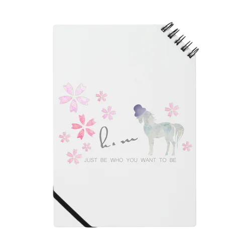 Spring Horse 桜帽子 Notebook