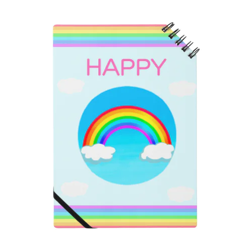 HAPPY【虹色HAPPYレインボー】 Notebook