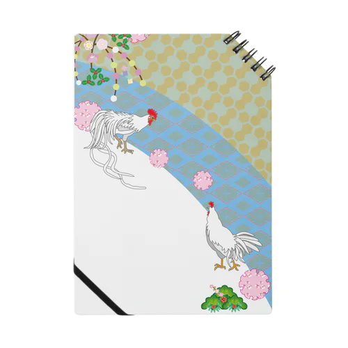 和風ニワトリのデザインgoods Notebook