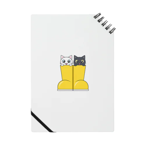 可愛い長靴ねこ Notebook