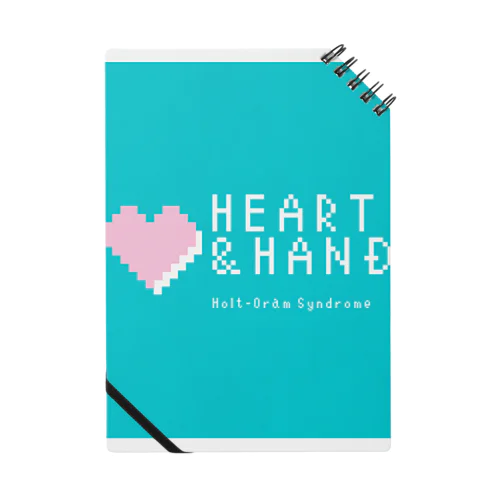 Heart & Hand のややグリーンオリジナルアイテム Notebook