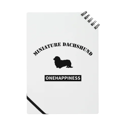 ミニチュアダックスフンド  ONEHAPPINESS Notebook